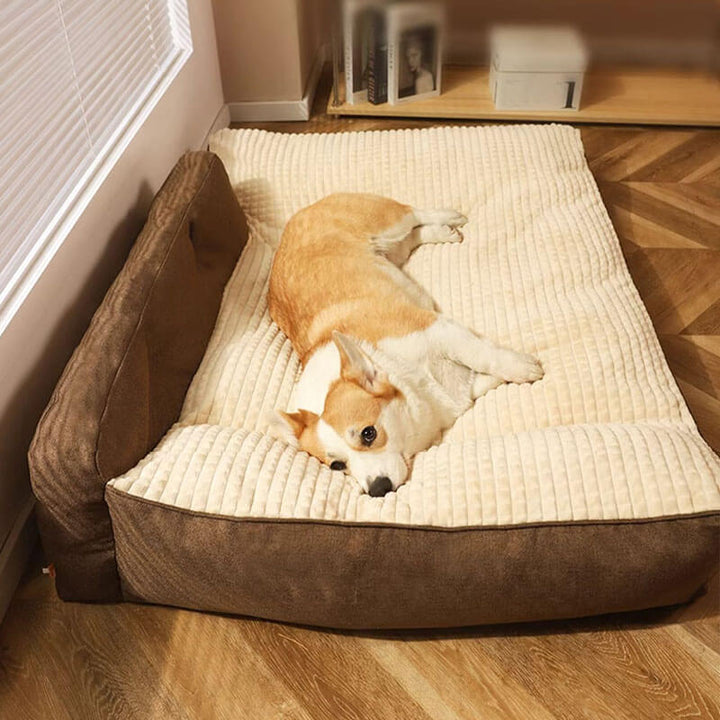 Ultra-komfortabel ortopedisk hundeseng med terylenstoff | Skanto