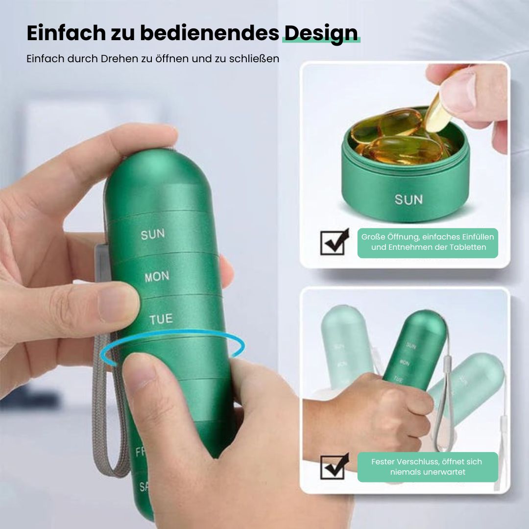 Kompakt Pilleboks Aluminium | Skanto