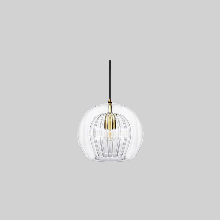 Skanto | ShineSphere - Amber Pendant Light with Radiant Elegance