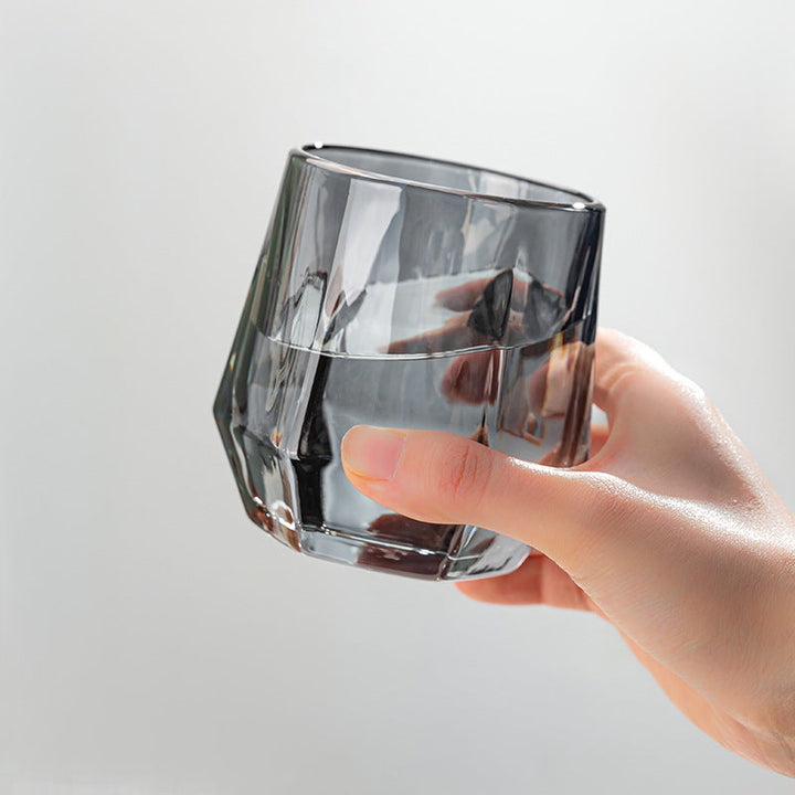 Skanto | Amber hexagonal glasskopper