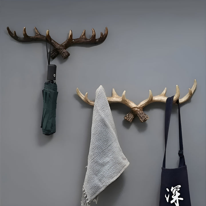 Antler Vegghook – Retro Design for Kåper og Jakker | Dekorativ Kåpehenger | Skanto