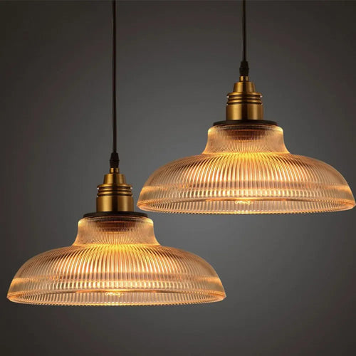 Luksuriøse glass pendellamper | Moderne belysning for stue, spisestue og soverom | E27 LED-kompatibel