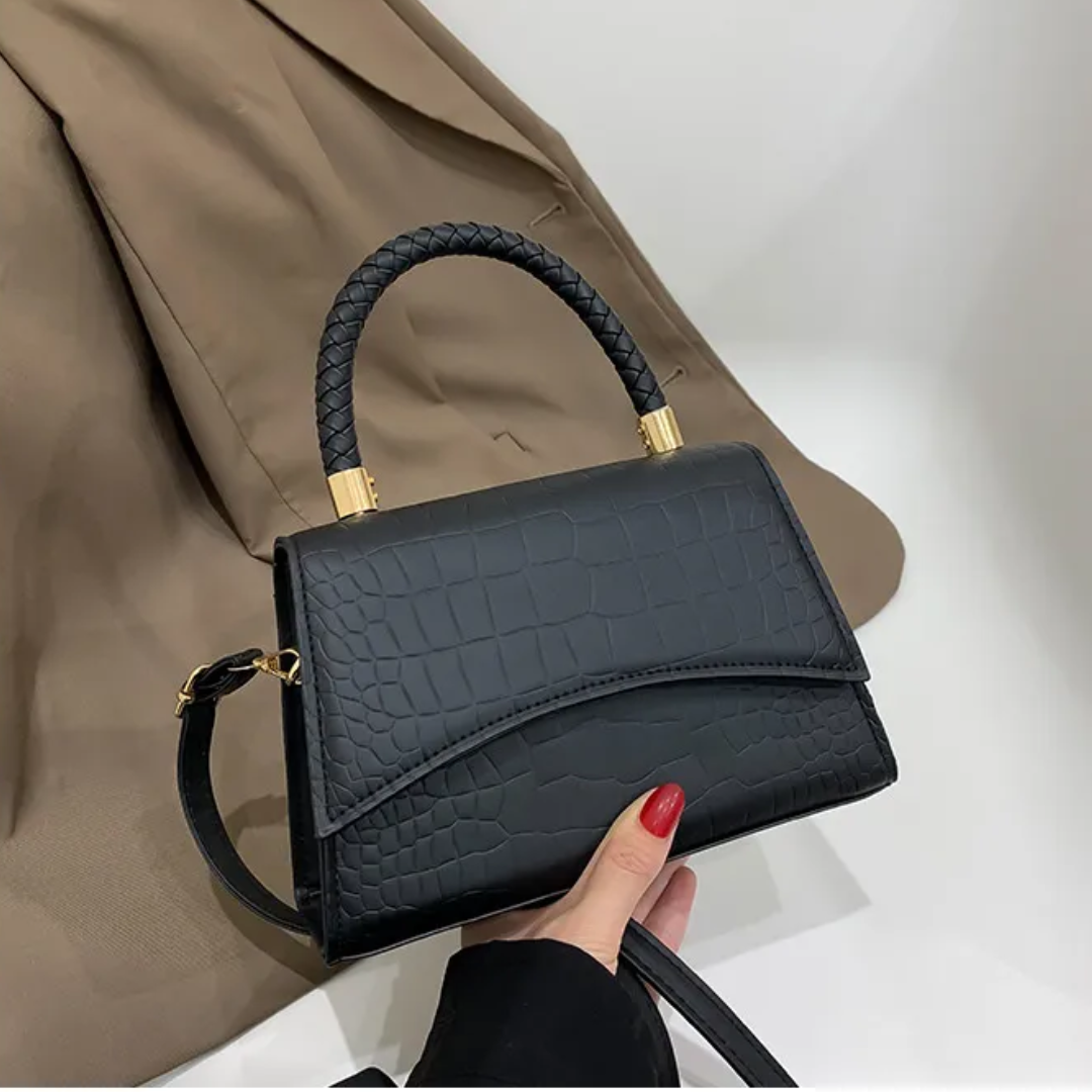 Style fjær Kvinners Håndveske laget av PU-lær med Crossbody reim | Skanto