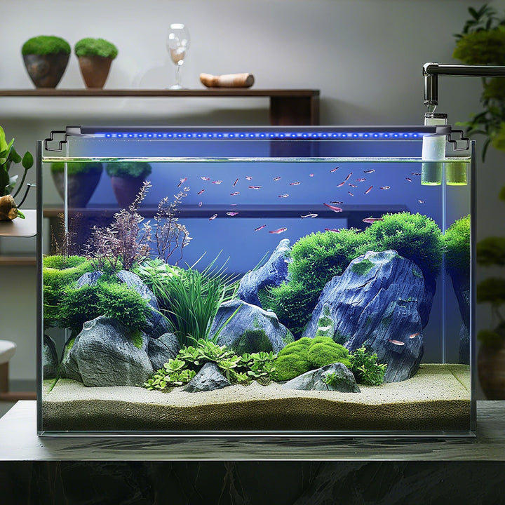 LED akvariebelysning 24/7 modus med timer | Skanto
