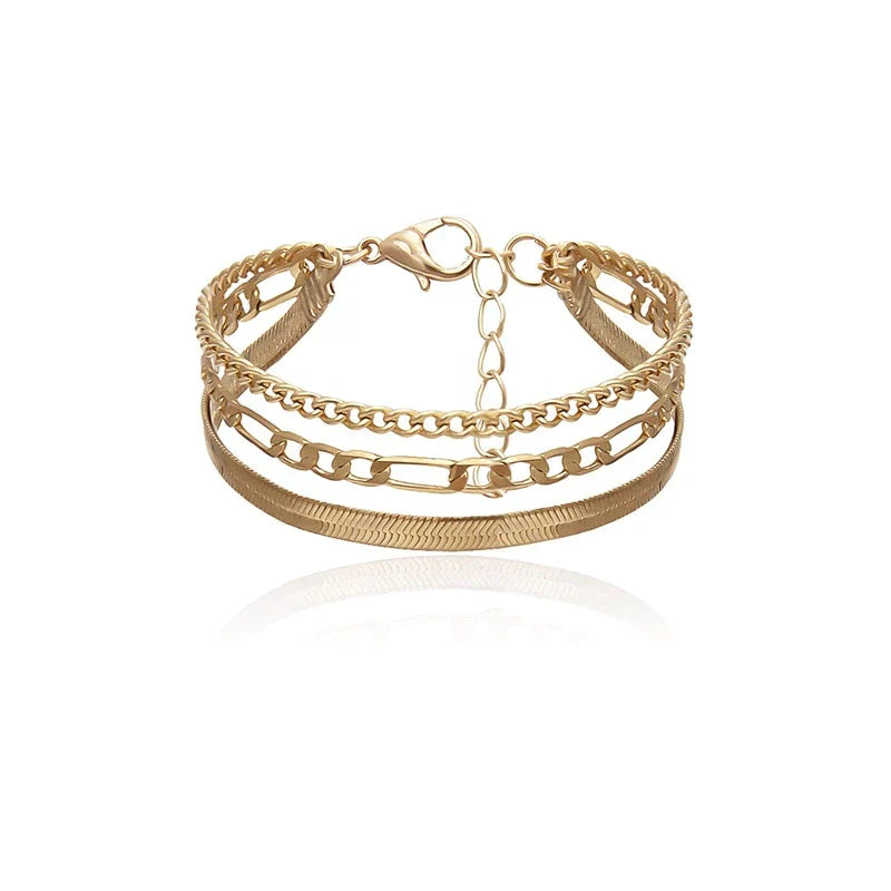Sjarmerende Armbånd Trio | Delikat 3-delt Sett Skanto
