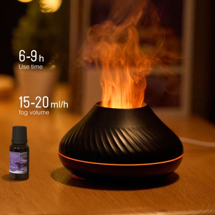 Skanto | Essensiell Olje Diffuser med LED Flamme Effekt