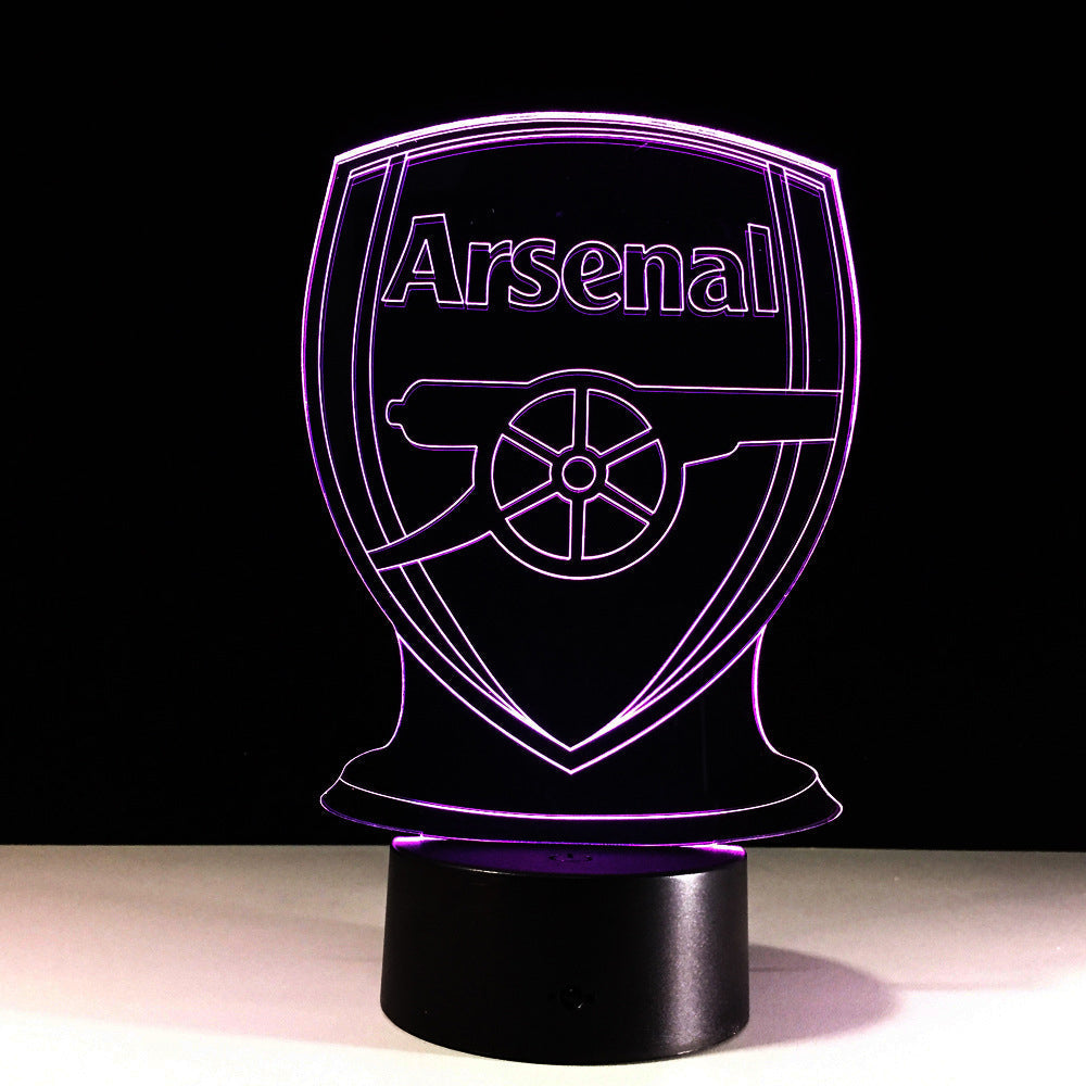 Skanto | Fotball Arsenal 3D Optisk Illusjonslampe
