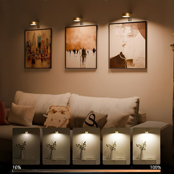 Skanto | ArtLume | Trådløse oppladbare LED-spots for bilde- og kunstbelysning