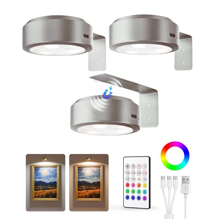 Skanto | ArtLume | Trådløse oppladbare LED-spots for bilde- og kunstbelysning