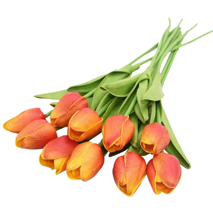 Kunstige tulipanblomster (10 stk)