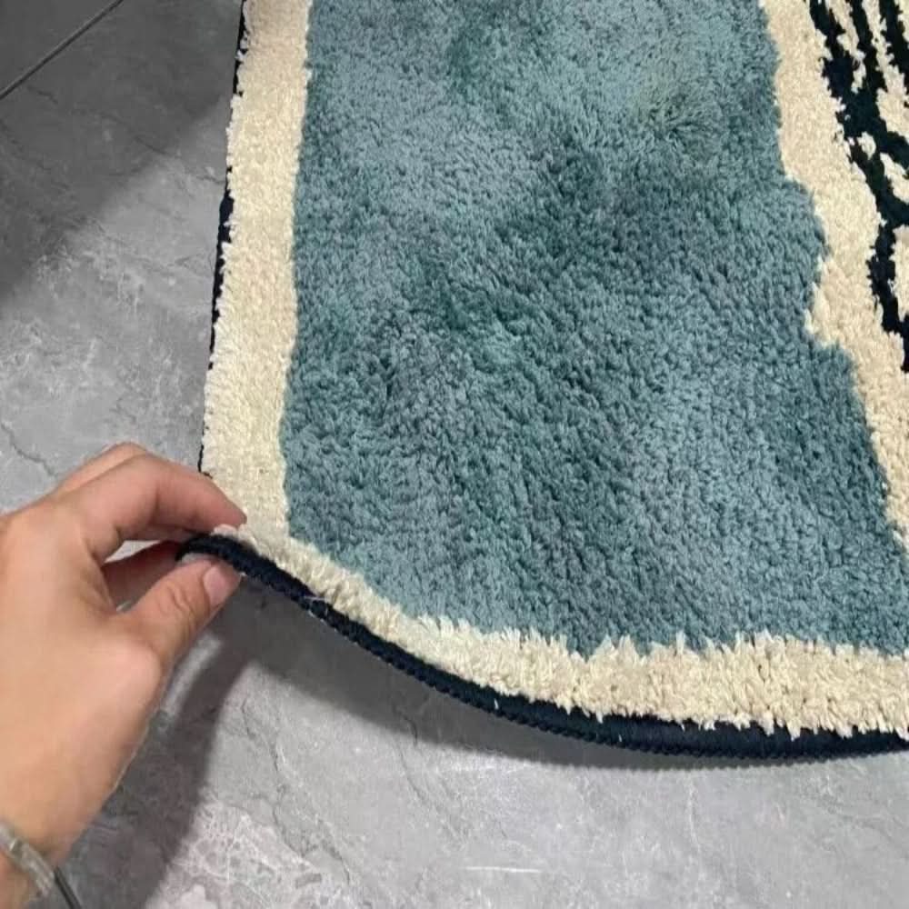 Skanto | Abstrakt Antiskli Badmatte – Myk Luksusdesign