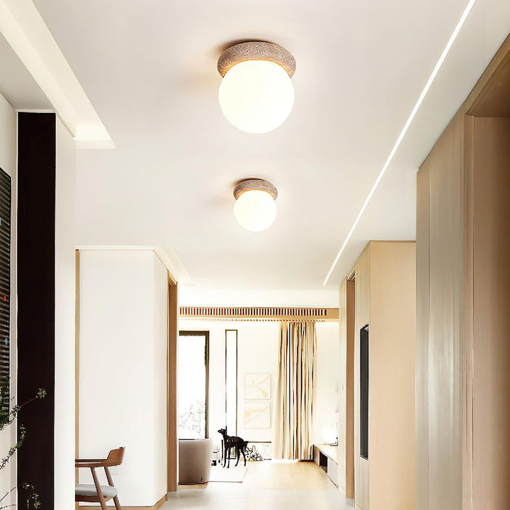 Skanto | Travertin LED Taklampe