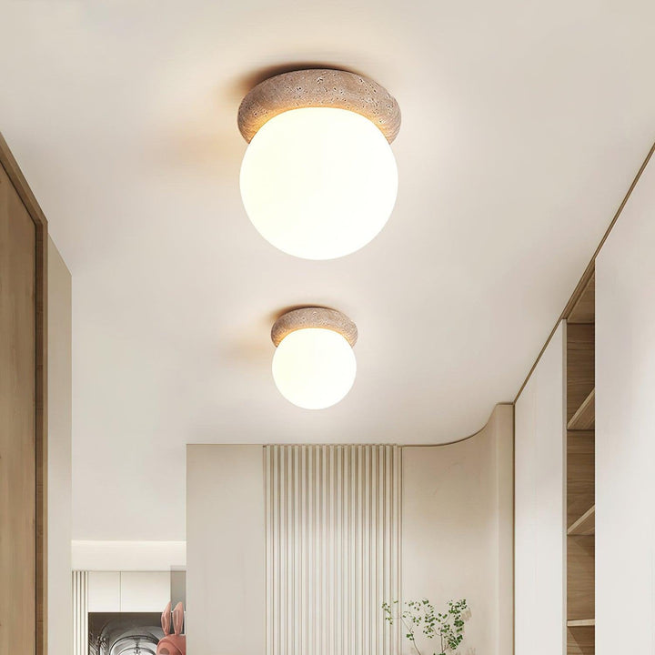 Skanto | Travertin LED Taklampe