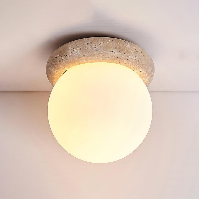 Skanto | Travertin LED Taklampe