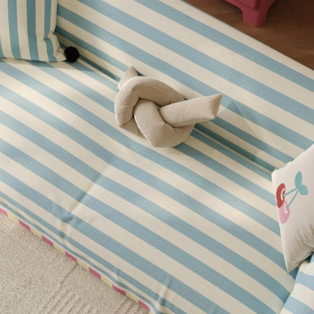 Skanto | Atelier Pastel Stripete Sofa Trekk