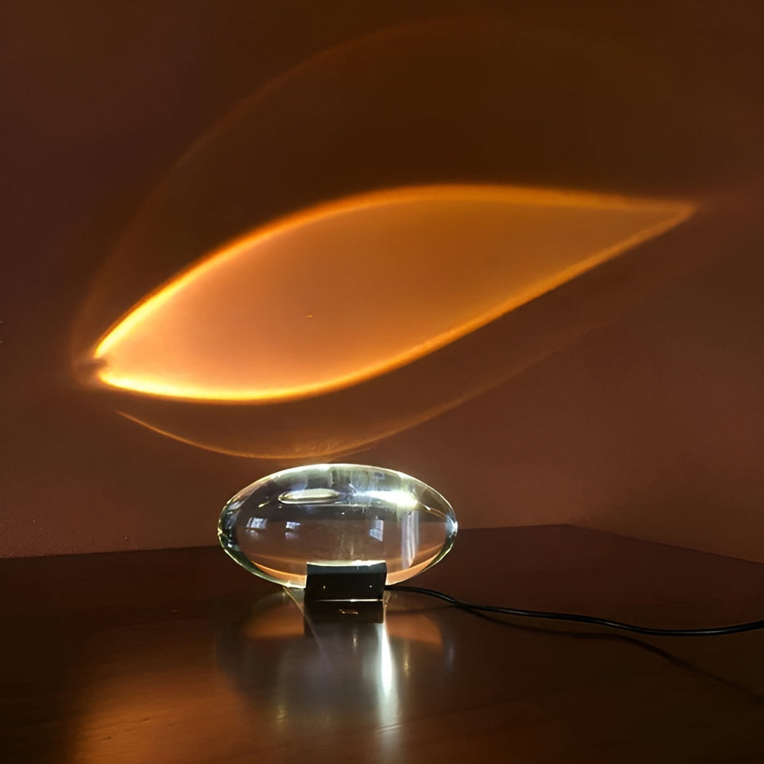 Rektangulær Bordlampe – Moderne Design | Varm Ambient Lys for Stue & Soverom | Skanto