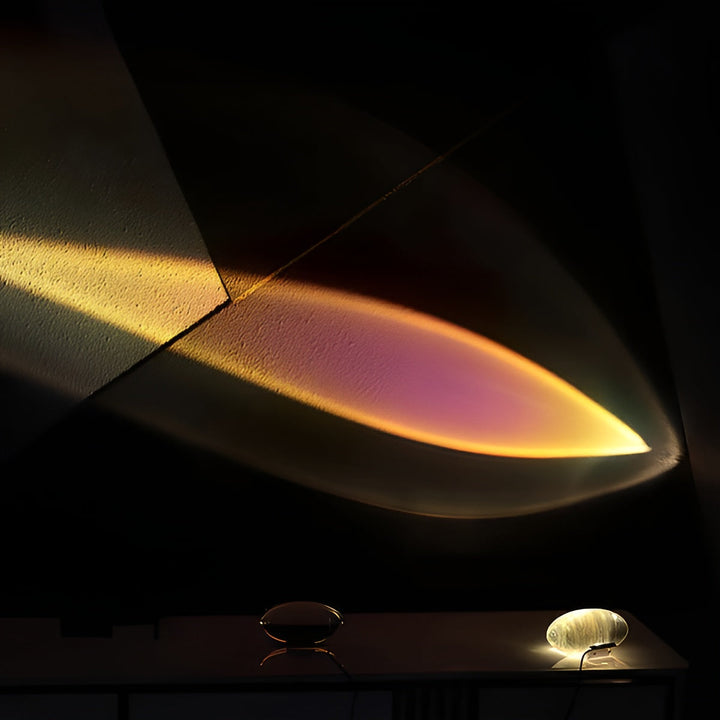 Rektangulær Bordlampe – Moderne Design | Varm Ambient Lys for Stue & Soverom | Skanto