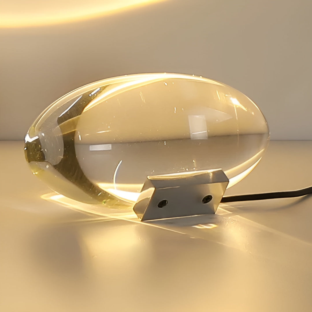 Rektangulær Bordlampe – Moderne Design | Varm Ambient Lys for Stue & Soverom | Skanto