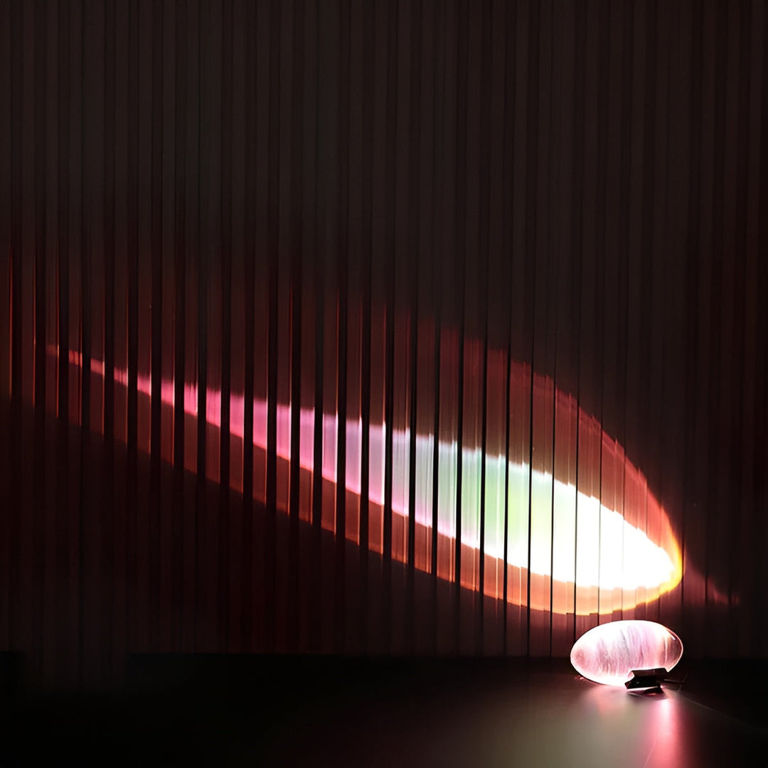 Rektangulær Bordlampe – Moderne Design | Varm Ambient Lys for Stue & Soverom | Skanto