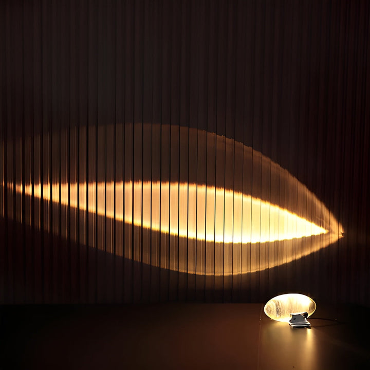 Rektangulær Bordlampe – Moderne Design | Varm Ambient Lys for Stue & Soverom | Skanto