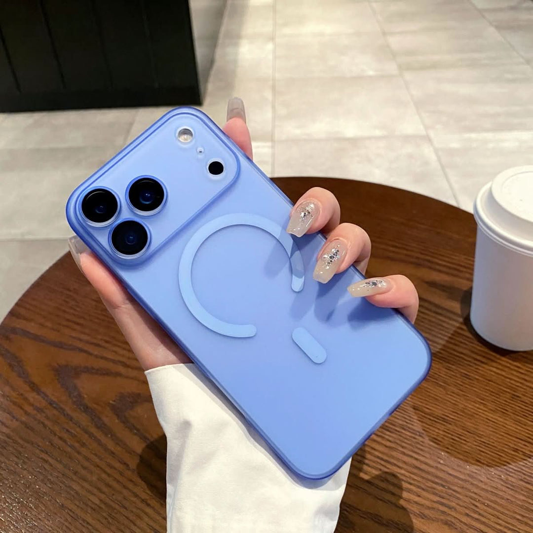 Skanto | Ultra-tynn, matte MagSafe-deksel for iPhone