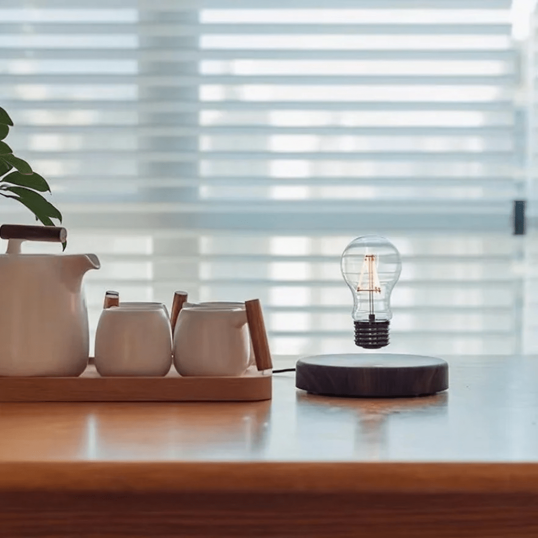 Skanto | Levilux Flytende Lampe | Magnetisk Flytende LED Lampe | Berøringskontroll | Moderne Design & Hjemmetilbehør