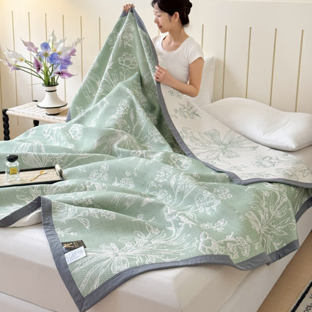 Skanto | Aurea Reversibel Bomullsgaze Teppe
