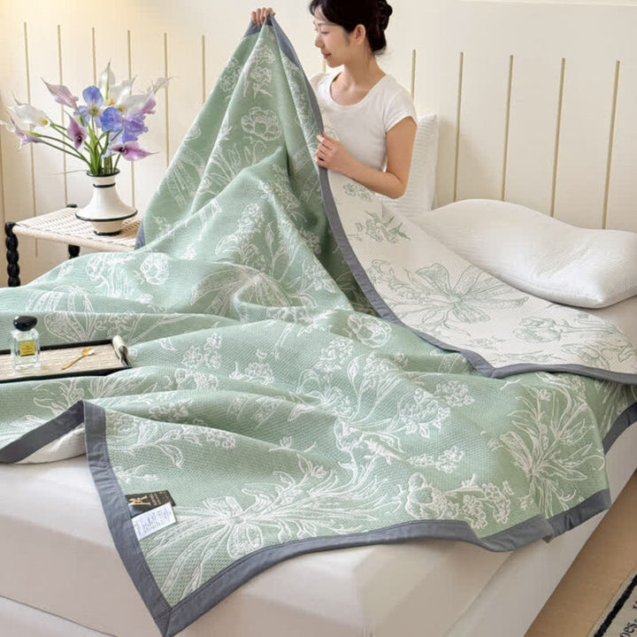 Skanto | Aurea Reversibel Bomullsgaze Teppe