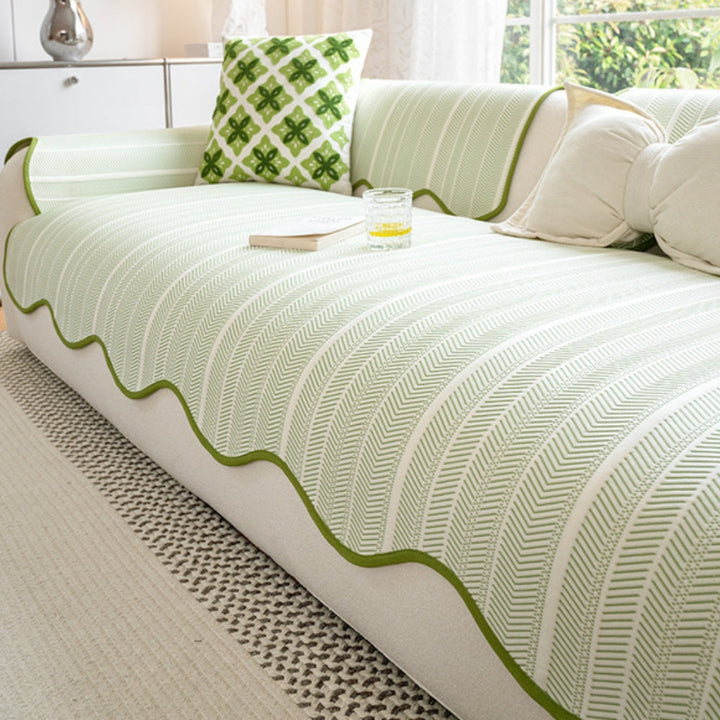 Skanto | Aurivelle Fiskebein Scallop Edge Sofa Deksel