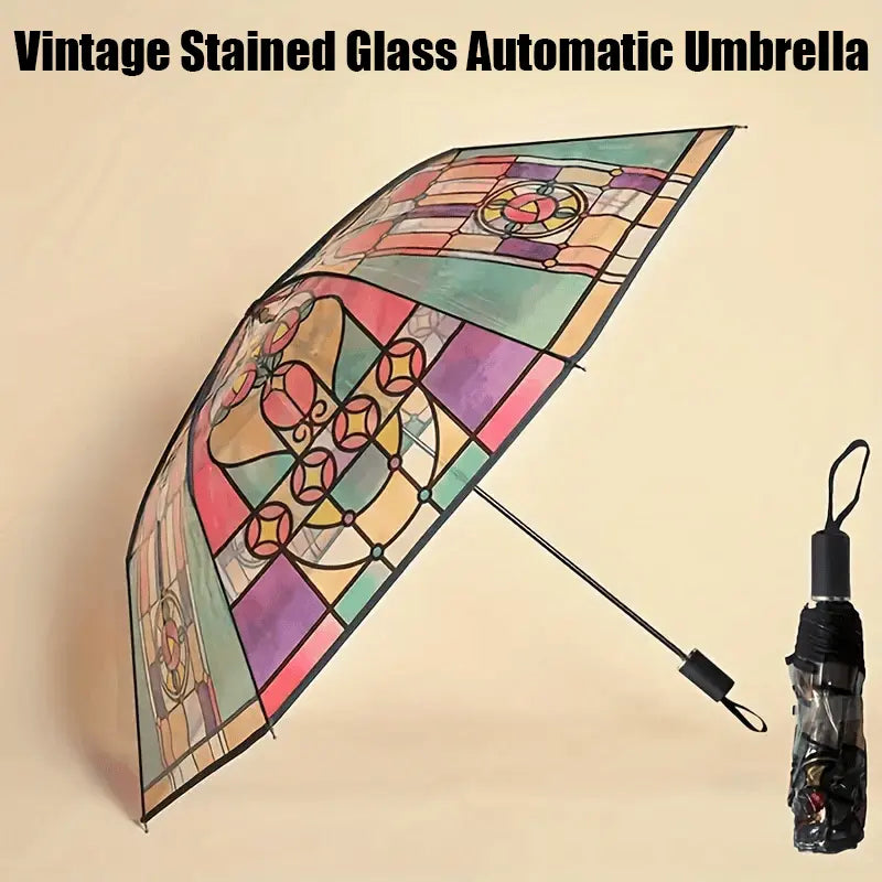 Automatisk paraply i vintagestil – Inspirert av poesi og glasskunst