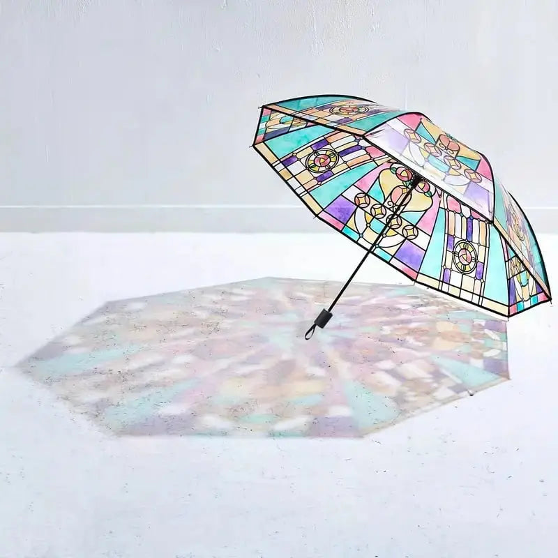 Automatisk paraply i vintagestil – Inspirert av poesi og glasskunst
