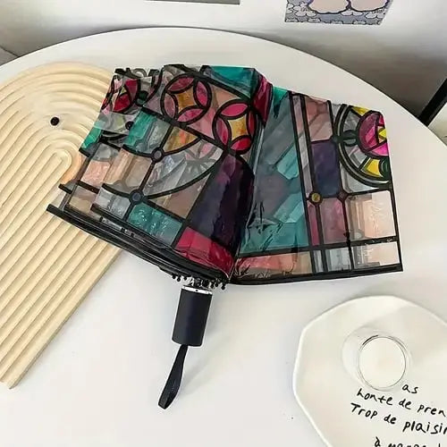 Automatisk paraply i vintagestil – Inspirert av poesi og glasskunst