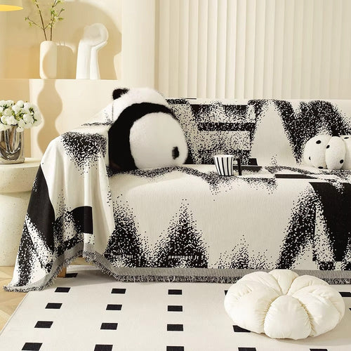 Skanto | Avant-Garde Abstract Chenille Sofa Cover