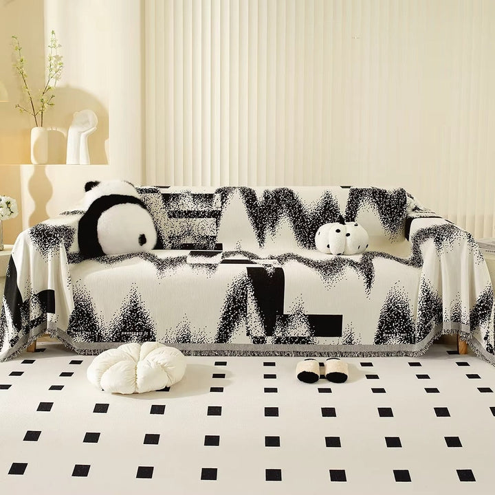 Skanto | Avant-Garde Abstract Chenille Sofa Cover