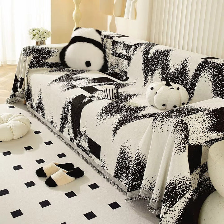Skanto | Avant-Garde Abstract Chenille Sofa Cover
