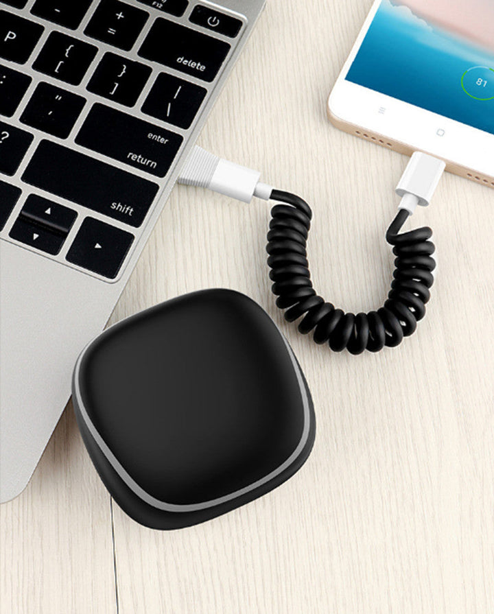 Skanto | Alt-i-ett vårkabel power bank Type-c Android lightning lagringsboks Nødhjelp mini power bank
