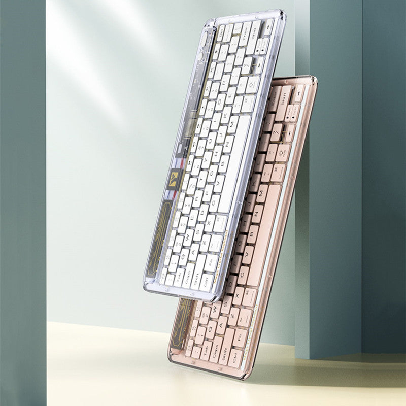 Skanto | Transparent Trådløst Bluetooth Tastatur