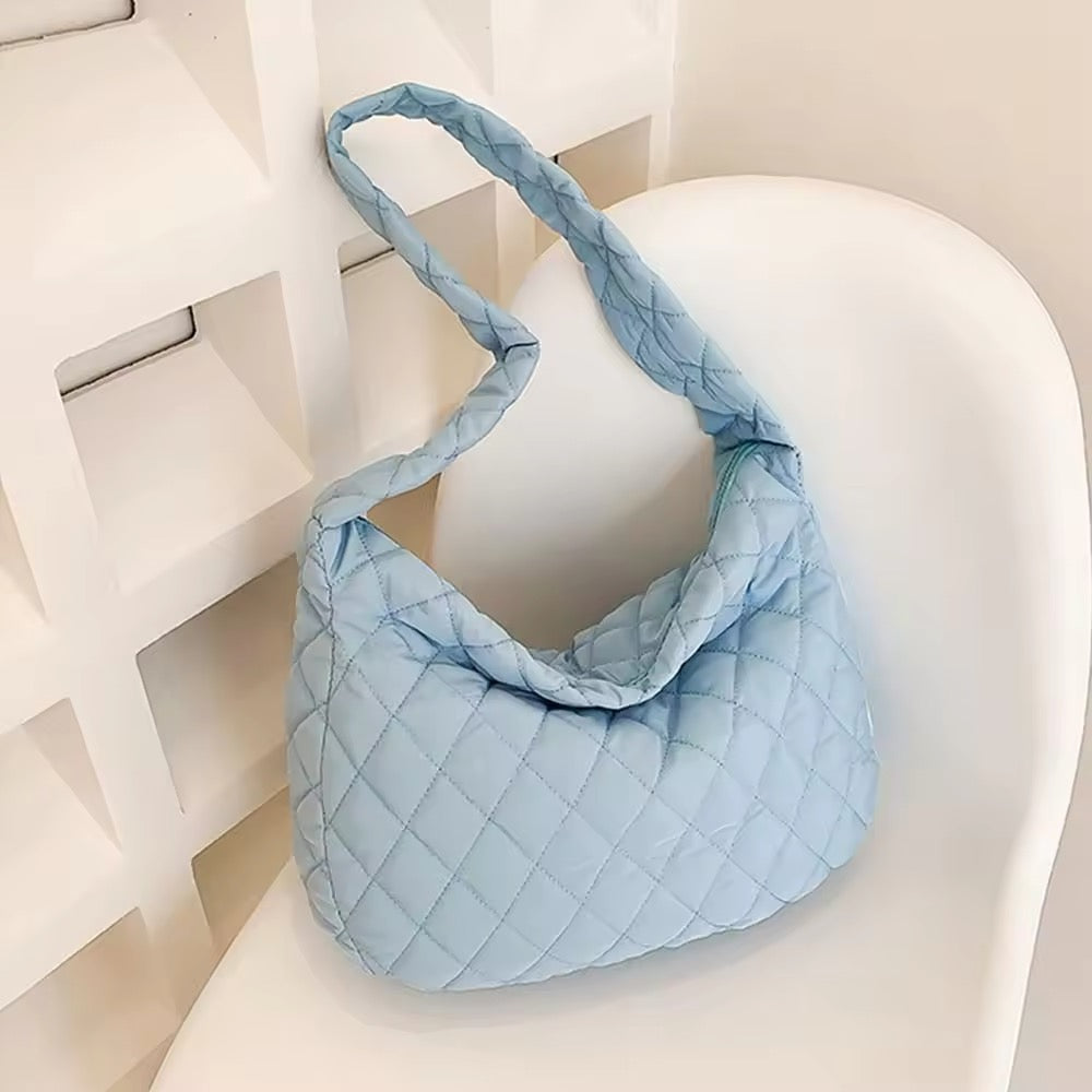 Skanto | Polstret Ballett Extra Large Puffer Tote Crossbody Polstret Skulderveske