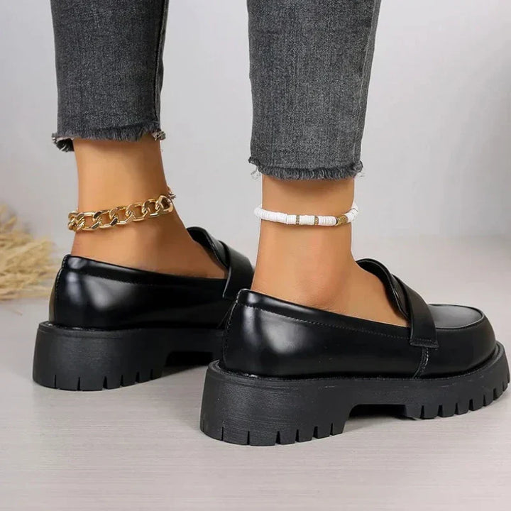 Karnz Dame Chunky Platform Tøfler