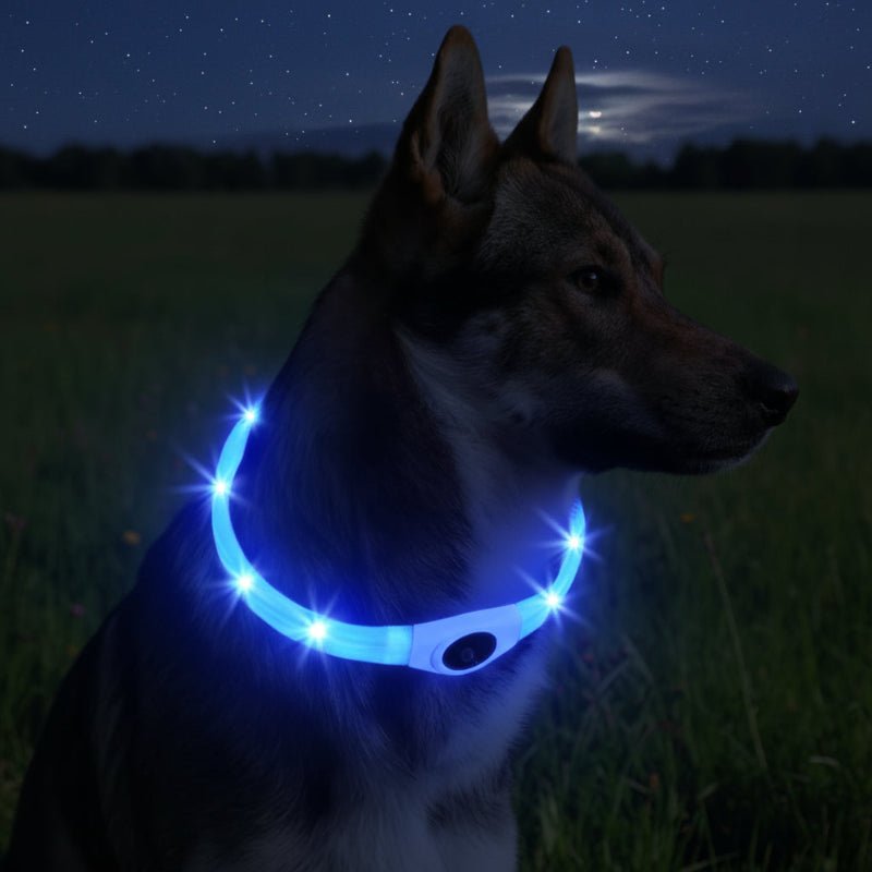 Skanto | LED Lyskrage for Hunder for Trygge Turer om Natten