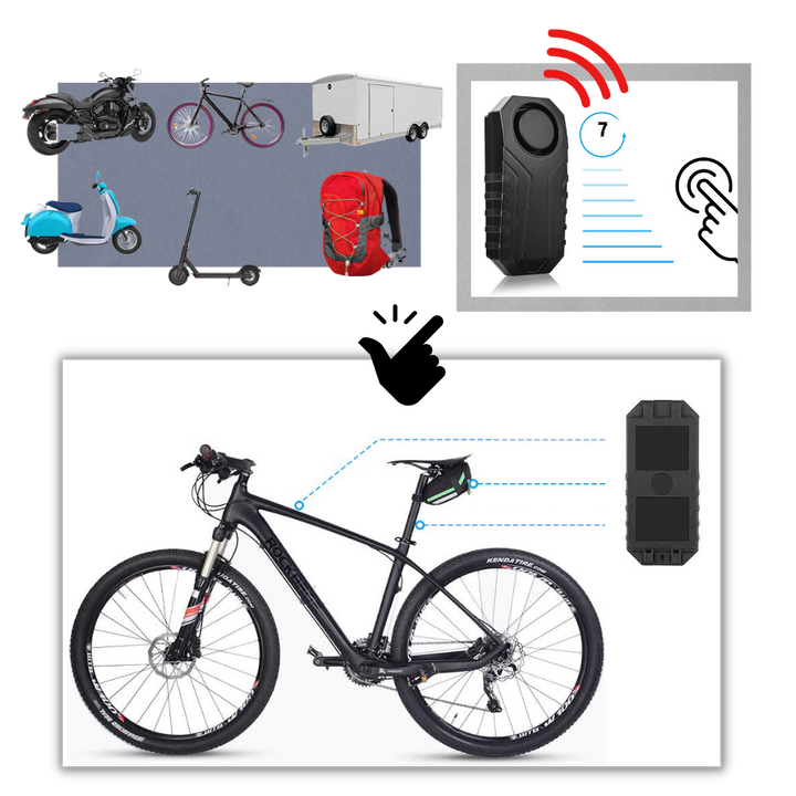 Elektrisk alarmsystem for sykkel