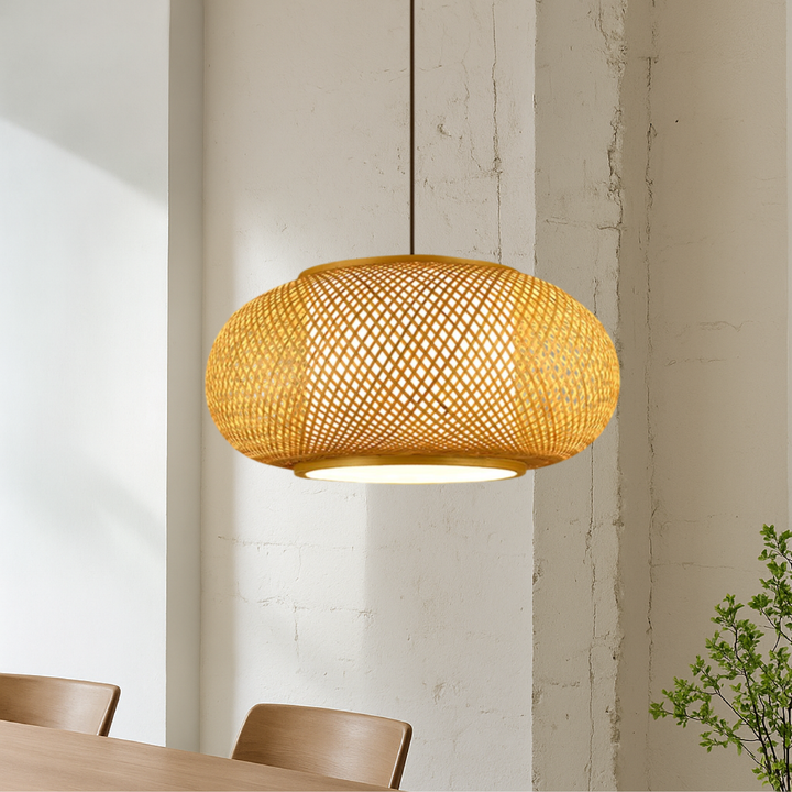 Skanto | Bambooskjermlampe med naturlig design