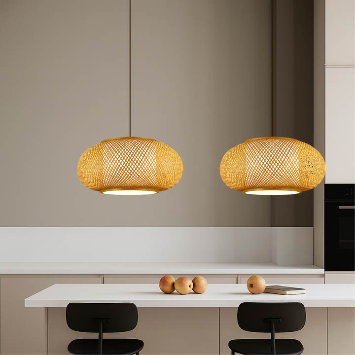 Skanto | Bambooskjermlampe med naturlig design