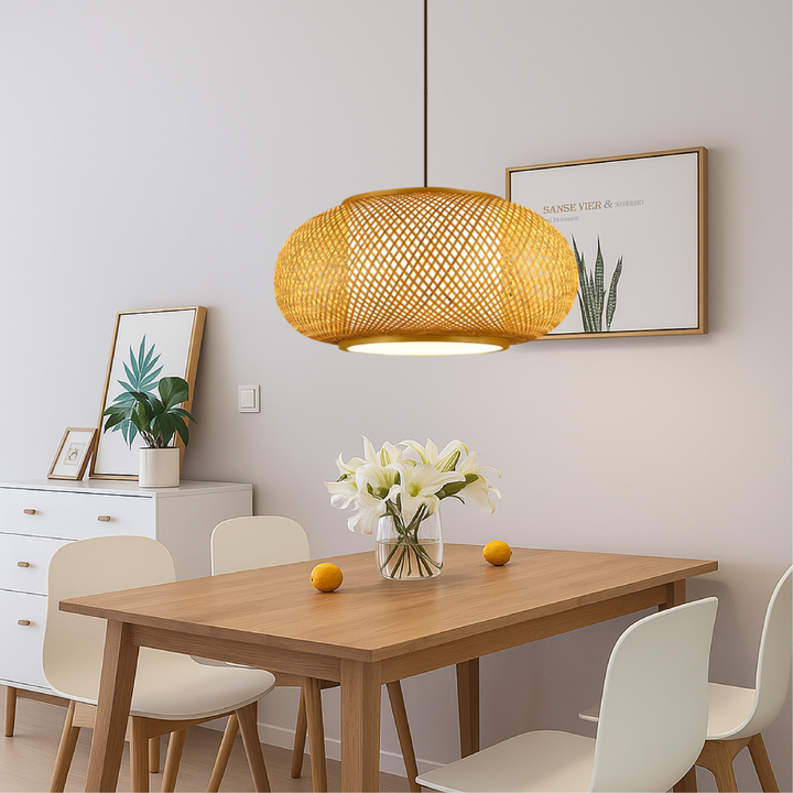 Skanto | Bambooskjermlampe med naturlig design