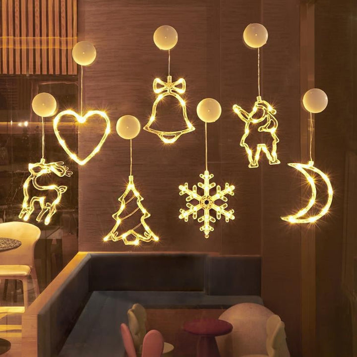 Skanto | LED julelys med sugekopper for glass og speil