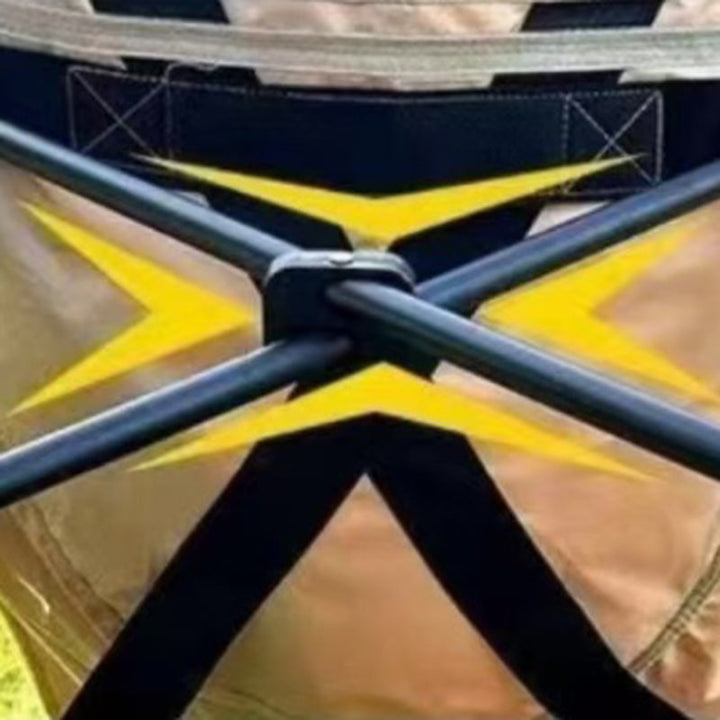 Moderne Industriell Oxford Stof Karbon Stål Sammenleggbar Camping Stol Ryggstøtte Fotstøtte For Utendørs Patio | Skanto