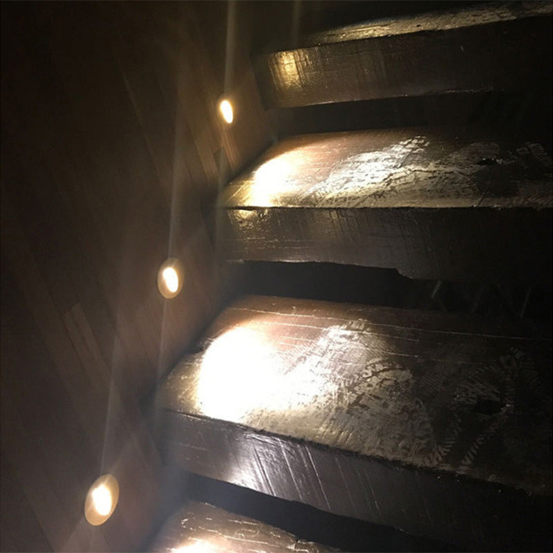 Moderne Art Deco Rund Firkant Aluminiums Vanntett LED Vegglampe For Gang | Skanto