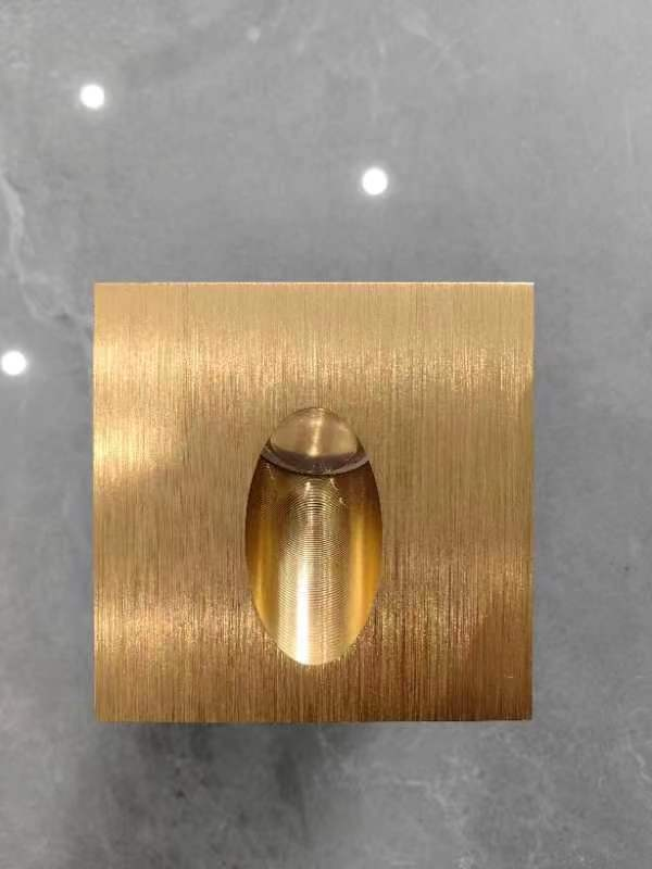 Rund, firkantet, vanntett LED-vegglampe i aluminium for ganger