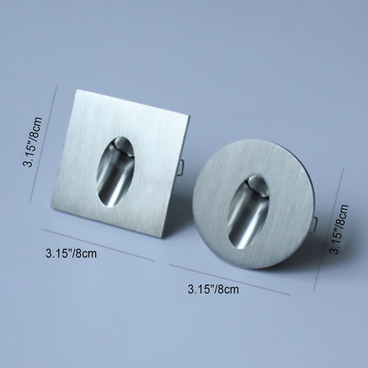 Rund, firkantet, vanntett LED-vegglampe i aluminium for ganger