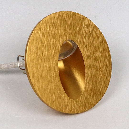 Moderne Art Deco Rund Firkant Aluminiums Vanntett LED Vegglampe For Gang | Skanto